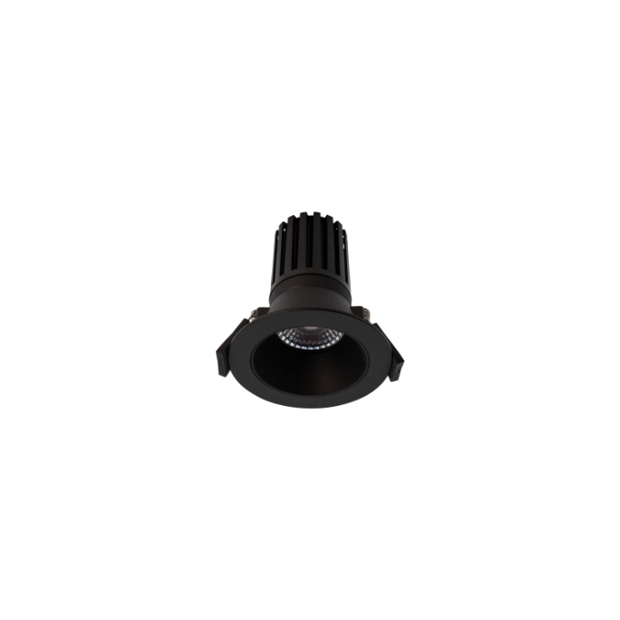 Design Standard Recessed Exterior 316 STS Downlight 9.5W 230mA IP65 IC-F/IC-4 c/w UID Dim Driver - Black